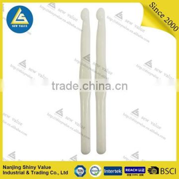 new arrival size assorted ABS overstriking white single-head plastic crochet hook