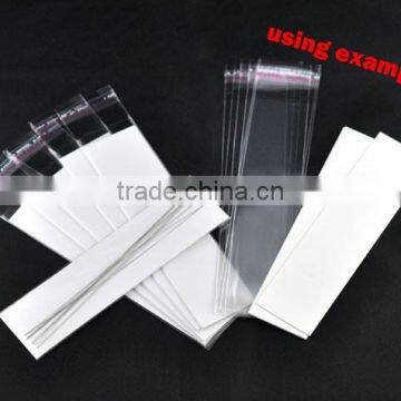 Self Adhesive Seal Plastic Bags W/Display Card 16x3.5cm,50pcs,Customize