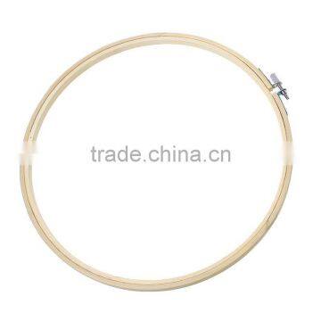 Wholesale Cross Stitch Supplies Circle Round Natural Bamboo Embroidery Hoops