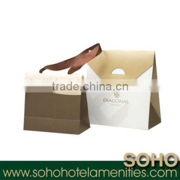 Hot sales luxury hotel paper wholesale cosmetic bags