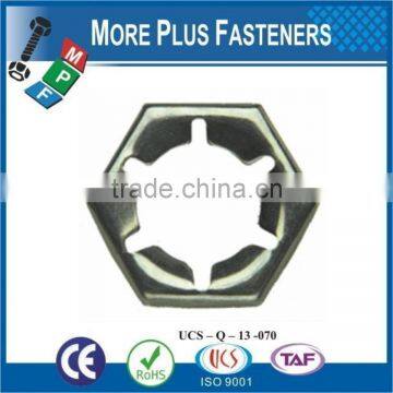 Made in Taiwan Captive Stainless Steel Zinc Plated Hexagonal Self Locking Counter Nuts photo-2