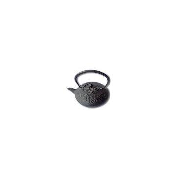 480ml cast iron teapot with Chinese knot patter design