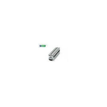 8.2mm 600V 50A AWG 26 - 8 Din Rail Mounted Terminal Blocks for Electric Lighting