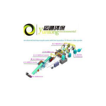 Automatic Waste Tires Recycling Plant For Rubber Powder FCC6000/40