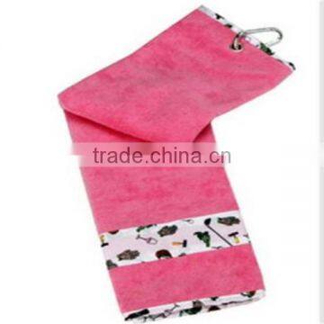 top quality Nine and Wine Ladies Golf Towel