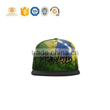 Aztec Print Custom Embroidery Casual Snapback Caps
