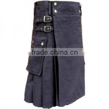 Utility Kilts , Denim Kilts, Cotton Kilts,