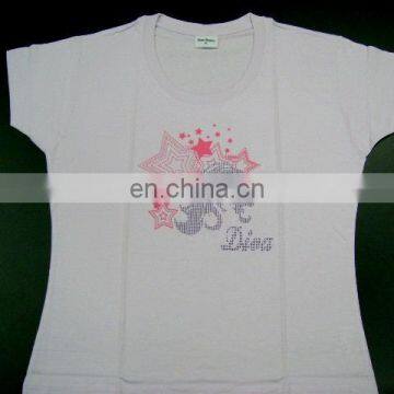 Girl's Capped Sleeve Tshirts.