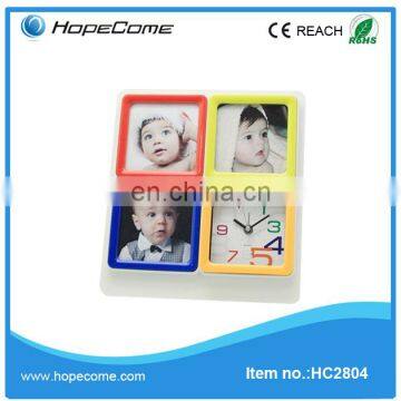 2016 Selling Well Plastic Picture Frame Ornaments Digital Garden Table Clock photo-6