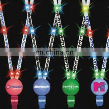 amazing led blinking flash lanyard