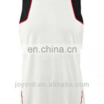 Wholesale 100% polyester running singlet for summer