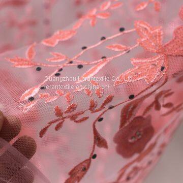 Fabric Tulle Lace Trustwin Embroidered 3d Flower Lace Fabric photo-4