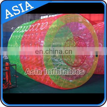 PVC/TPU Quality Two Colors Inflatable Water Foam Roller, Inflatable Roller Ball