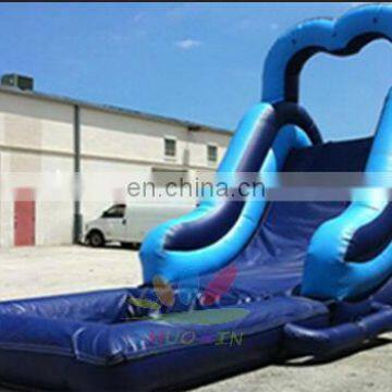 Backyard Inflatable Blue Water Slide into your Pool