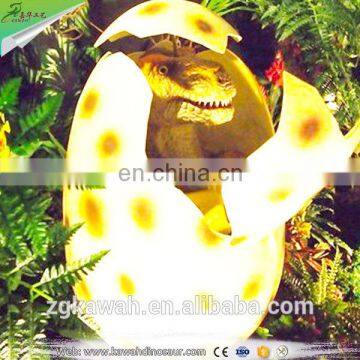 KAWAH Animatronic Dinosaur Egg Lifelike Growing Fiberglass Dinosaur Egg For Sale photo-2