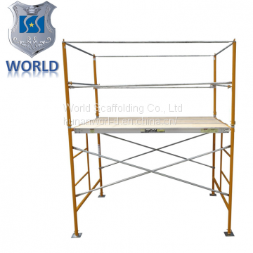 Best selling for construction pre-galvanized ladder frame scaffolding