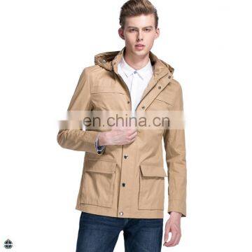 T-MC004 High Quality Fashion Khaki Factory Winter Mens Coats