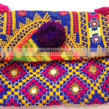 Unique Valentine's Gifts - Vintage Banjara Handmade Evening Clutch Bag