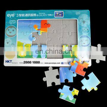 printed paper cardboard photo fram puzzle