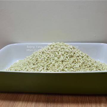 Hard clump and odor control tofu cat litter