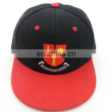 6 panel caps custom flat brim embroiderer snapback cap