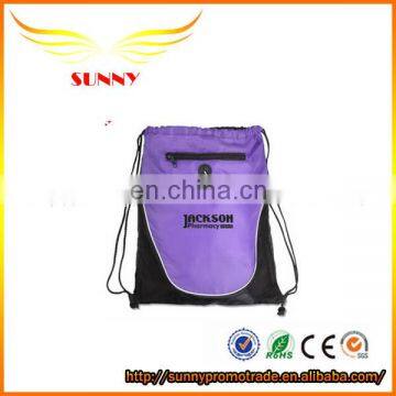 Most popular colors sports Polyester drawstring bag