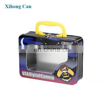 wholesale eco-friendly metal clasp tin lunch box