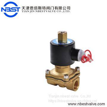 2W Series Normally Open Brass 230v 12v Solenoid Valve for Water DN12-DN50 photo-2