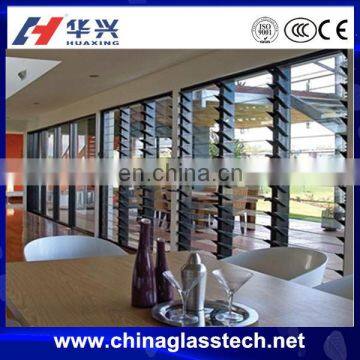 CCC certificate Easy Installment better ventilation Interior glass louvered door