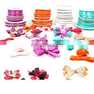 Factory price universal fabric satin silk label of ribbon rollers