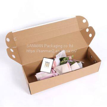 Good sale custom kraft flower paper box