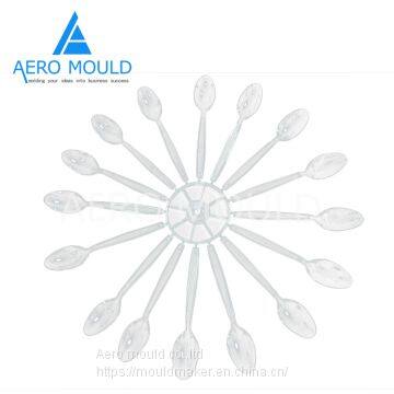 Disposable Baby Use Plastic Spoon Fork Injection Mould photo-5