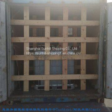 Shanghai to Tashkent Dangerous Goods Export Sea-Rail Transportation