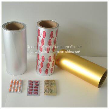 aluminum foil for tablets blister packing