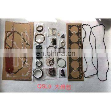 Diesel engine parts for QSL9 overhaul Upper Gasket Kit 4089758