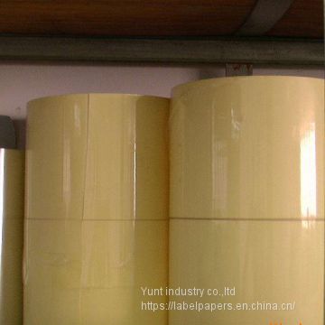 Customized PE film Adhesive materials with Water based, hot melt glue for labels