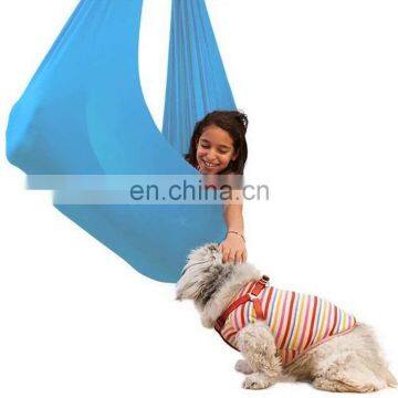 Popular Spandex Polyester Children Sensory Swing up to 175lb Indoor and Outdoor