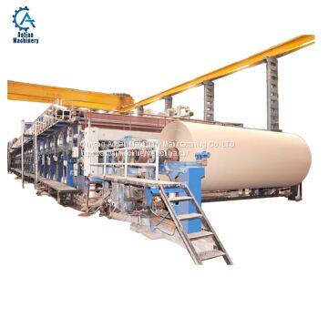 Corrugated cardboard coating paper machine corrugated machine from waste paper