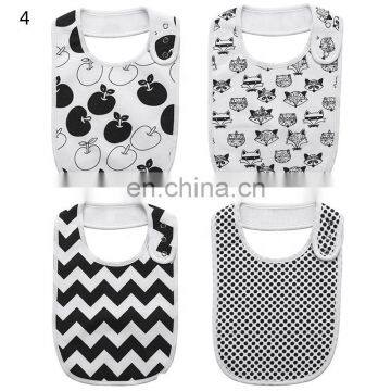 Button Closer 100% Organic Cotton 4 Pack Feeder Bibs photo-2