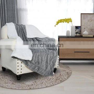 Hot Sale Wholesale Thick Double Flannel Sherpa Lambskin Blanket photo-4