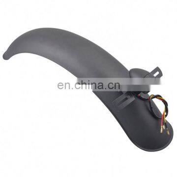 Motorcycle Retro Rear Fender Mudguard With Tail Brake Light For Harley Bobbers Chopper