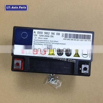 0009829608 A0009829608 12V 12Ah 200A For Mercedes-Benz Auto Brand New Starter Battery OEM photo-2
