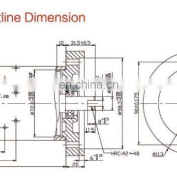 24V 800W Hydraulic Permanent Magnetic DC Motor 3000RPM photo-5