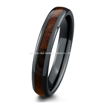Colored silver foil tungsten gold ring