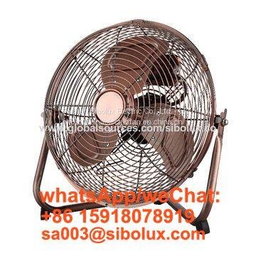 12 inch electric high velocity floor fan with 3 speeds