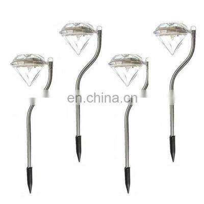 Jewel Shape Pathway Night Lamps solar power garden light solar led