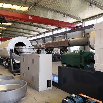 Plastic Pipe Polyethylene Pre-insulated District Heating Pipe Shell Extrusion Line 600-1200mm photo-3