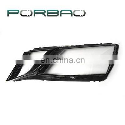 PORBAO Car Black Border Headlight Glass Lens Cover for OctaviA 17-19 Year photo-3