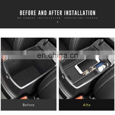 Interior Accessories Parts Silicone Armrest Rest Storage Box Center Control Console Organizer Tray For Kia Sportage Kx5 17-20 photo-3