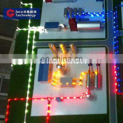 New design lighting sand table scale model of factory